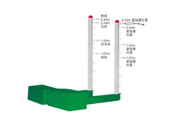 JZ-1418 移動式排羽網三用柱